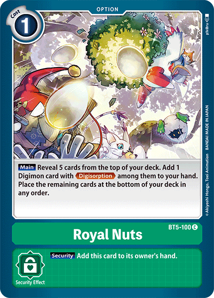Image of Royal Nuts [BT5-100] [Battle of Omni]