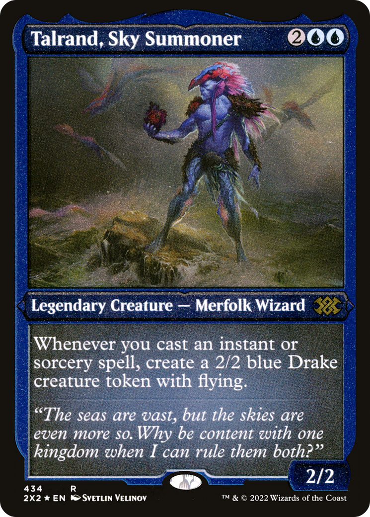 Image of Talrand, Sky Summoner (Foil Etched) [Double Masters 2022]