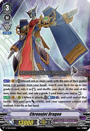 Image of Chronojet Dragon (Parallel Foil) (V-TD10/002EN) [Chronojet]