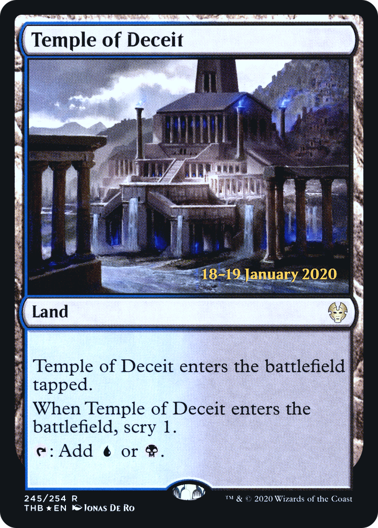 Image of Temple of Deceit [Theros Beyond Death Prerelease Promos]