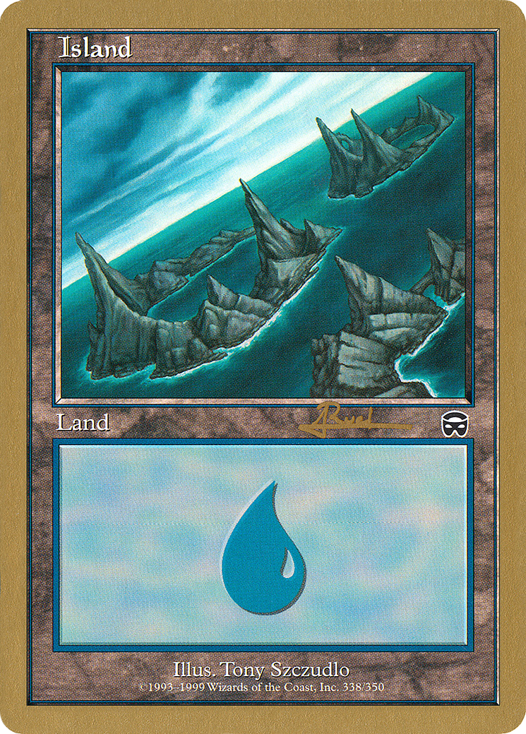 Image of Island (ar338) (Antoine Ruel) [World Championship Decks 2001]