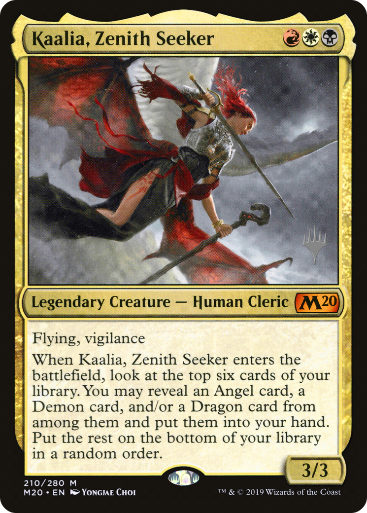Image of Kaalia, Zenith Seeker (Promo Pack) [Core Set 2020 Promos]