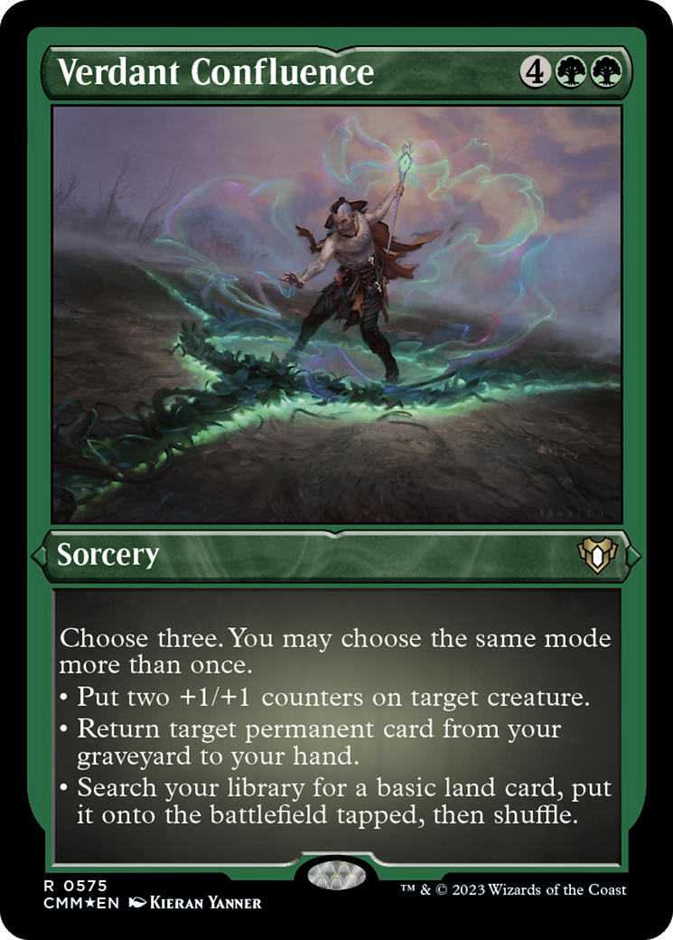 Image of Verdant Confluence (Foil Etched) [Commander Masters]