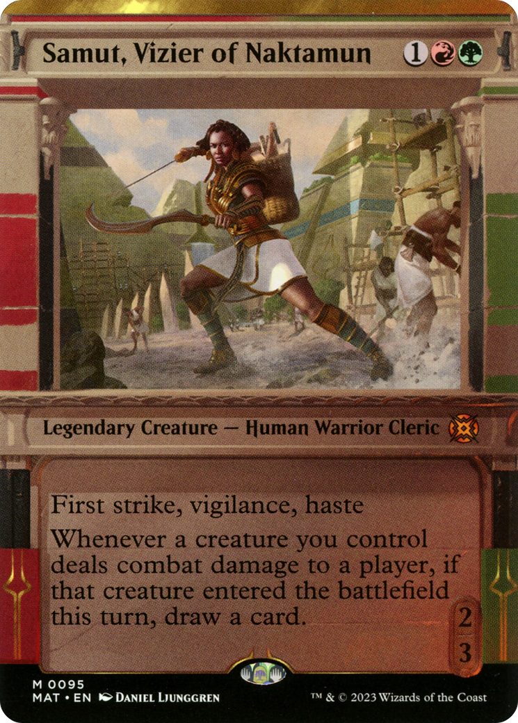 Image of Samut, Vizier of Naktamun (Showcase) [March of the Machine: The Aftermath]