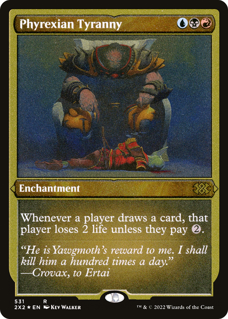 Image of Phyrexian Tyranny (Foil Etched) [Double Masters 2022]