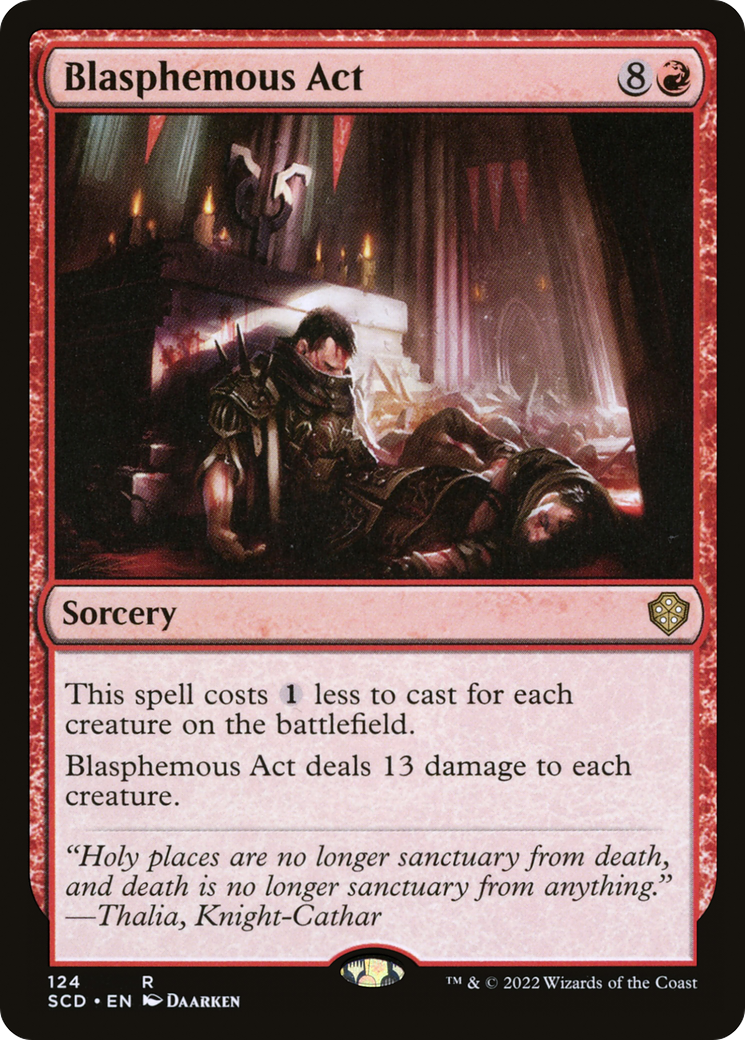Image of Blasphemous Act [Starter Commander Decks]