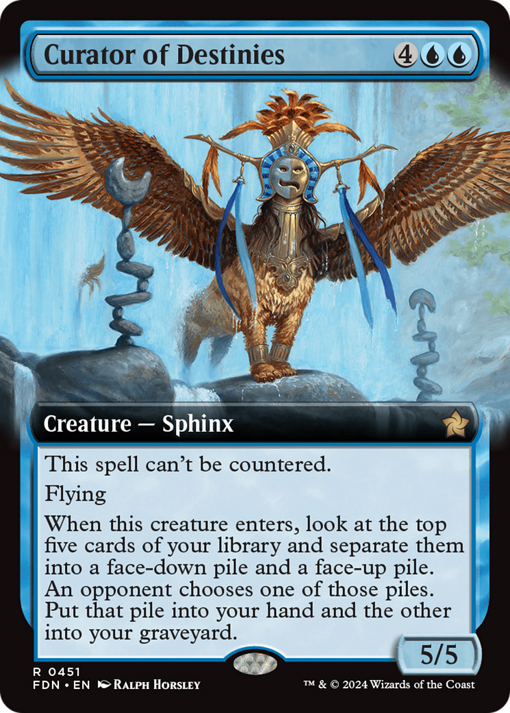 Image of Curator of Destinies (Extended Art) [Foundations]