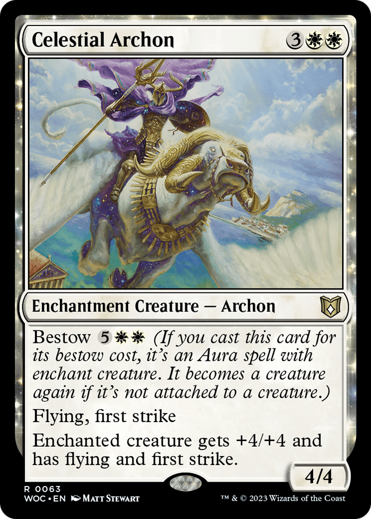 Image of Celestial Archon [Wilds of Eldraine Commander]
