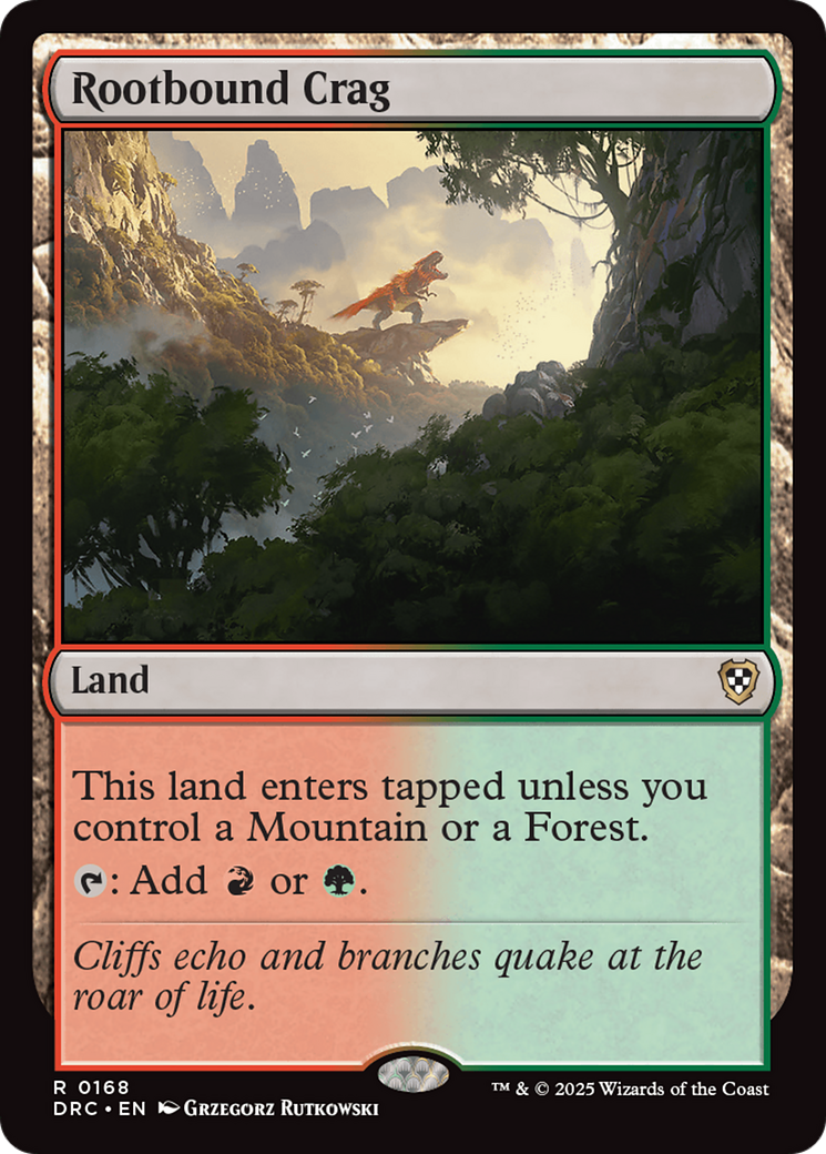 Image of Rootbound Crag [Aetherdrift Commander]