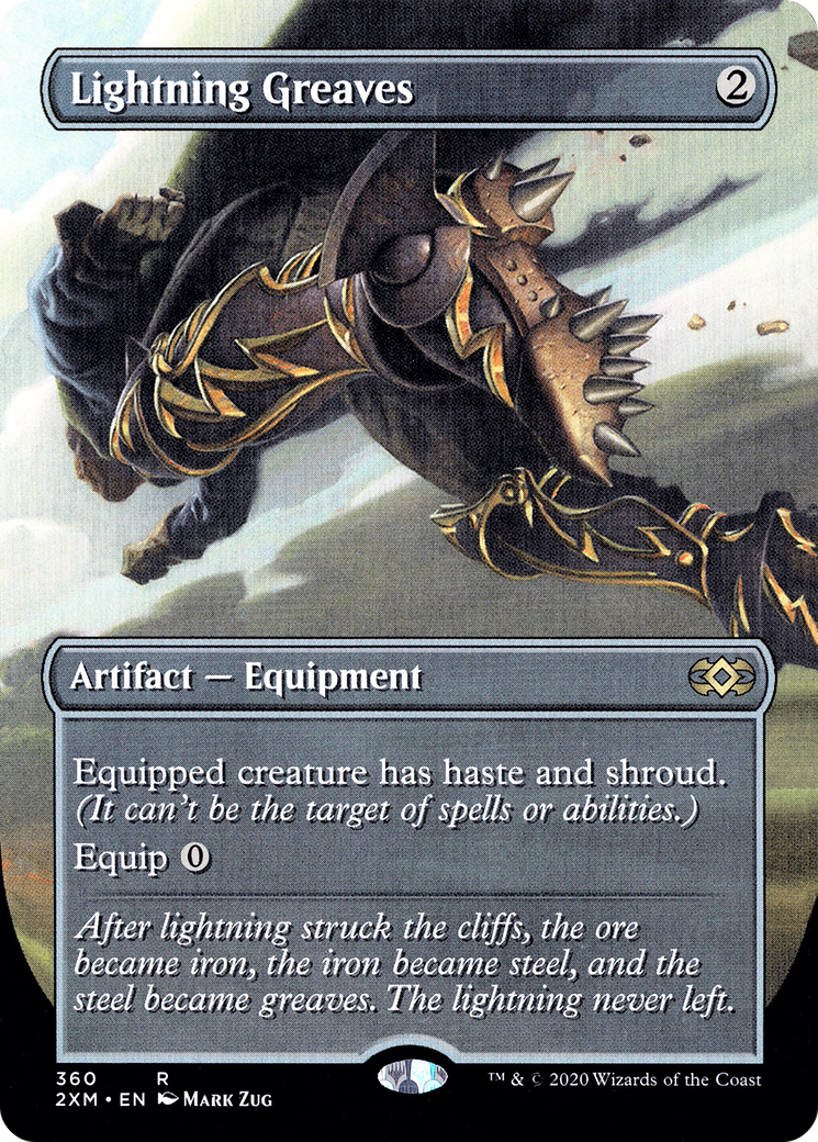 Image of Lightning Greaves (Toppers) [Double Masters]