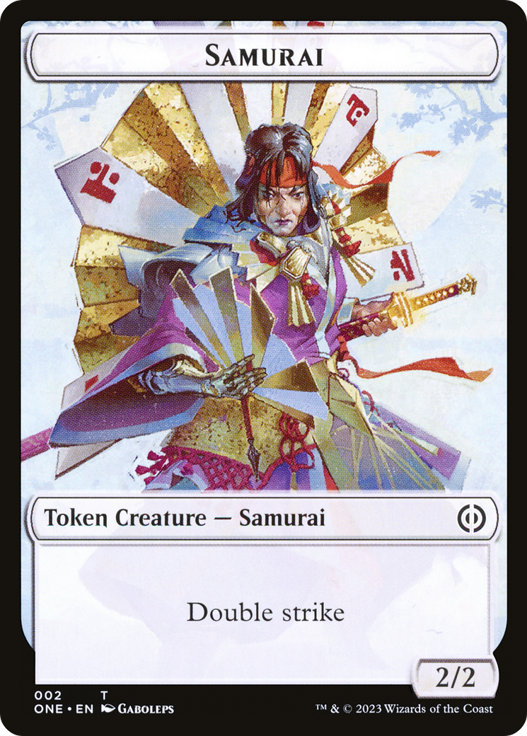 Image of Samurai Token [Phyrexia: All Will Be One Tokens]