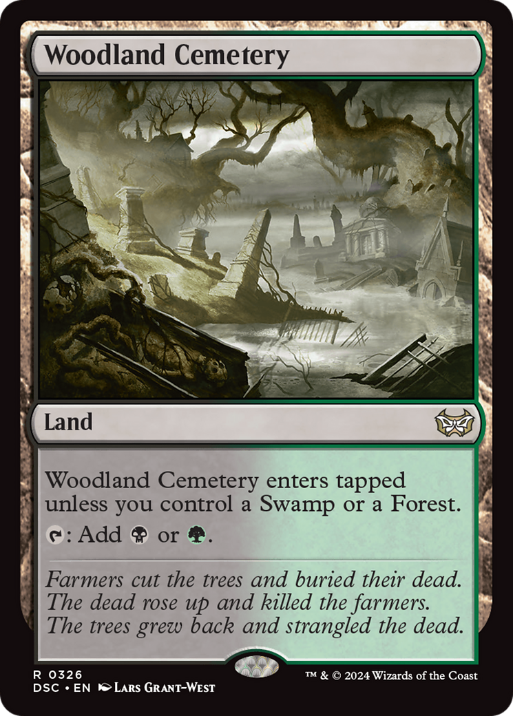 Image of Woodland Cemetery [Duskmourn: House of Horror Commander]