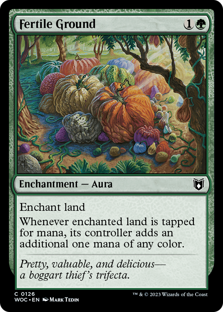 Image of Fertile Ground [Wilds of Eldraine Commander]