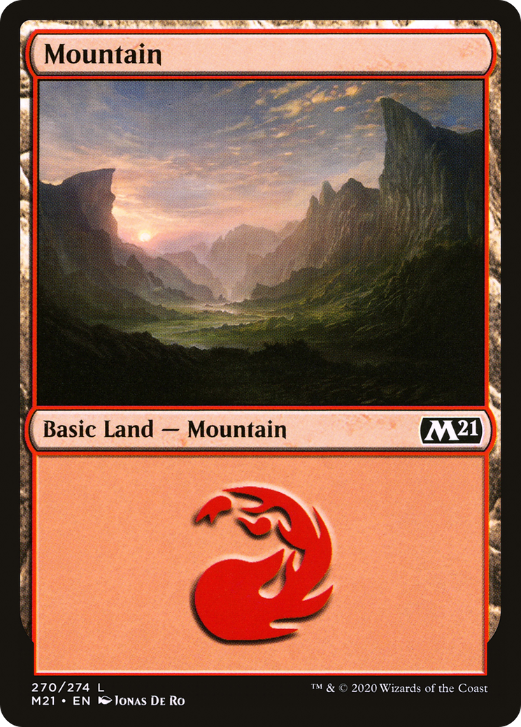 Image of Mountain (270) [Core Set 2021]