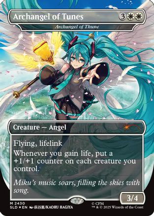 Image of Archangel of Tunes  - Archangel of Thune (SLD-2430) - Secret Lair Drop Series Foil
