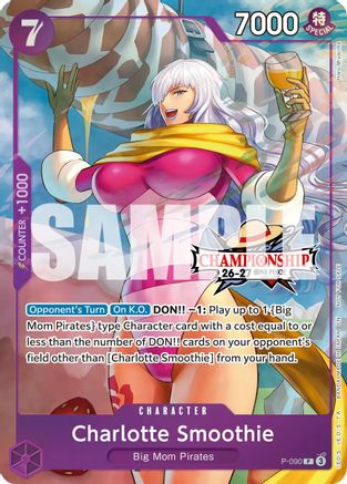 Image of Charlotte Smoothie (CS 26-27 Event Pack) (P-090) - One Piece Promotion Cards Foil