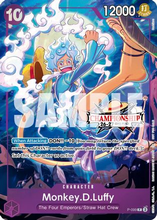 Image of Monkey.D.Luffy (CS 26-27 Event Pack) (P-099) - One Piece Promotion Cards Foil