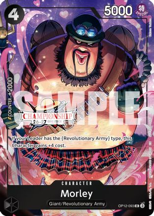 Image of Morley (CS 26-27 Celebration Pack) (OP12-093) - One Piece Promotion Cards Foil