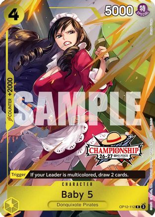 Image of Baby 5 (CS 26-27 Celebration Pack) (OP12-112) - One Piece Promotion Cards Foil