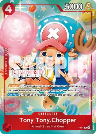 Image of Tony Tony.Chopper (CS 26-27 Celebration Pack) (P-101) - One Piece Promotion Cards Foil