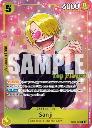 Image of Sanji (CS 26-27 Top Player Pack Vol. 1) (EB04-052) - One Piece Promotion Cards Foil