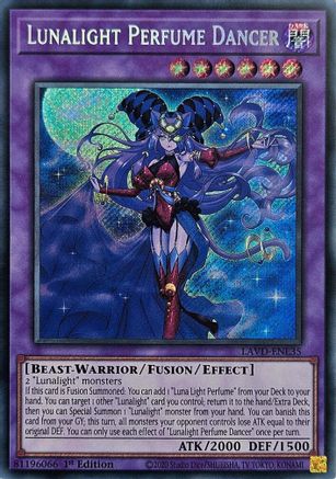Image of Lunalight Perfume Dancer (Secret Rare) (LAVD-ENL35) - Legendary Arc-V Decks 1st Edition