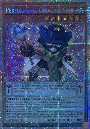 Image of Performapal Odd-Eyes Seer (Starlight Rare) (LAVD-ENO17) - Legendary Arc-V Decks 1st Edition