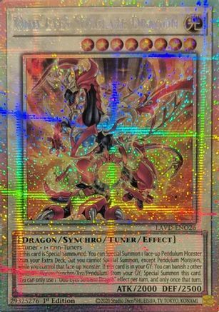 Image of Odd-Eyes Solblaze Dragon (Starlight Rare) (LAVD-ENO26) - Legendary Arc-V Decks 1st Edition