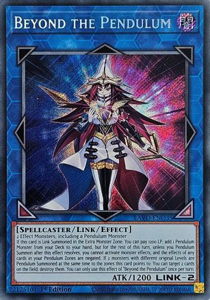 Image of Beyond the Pendulum (Secret Rare) (LAVD-ENO35) - Legendary Arc-V Decks 1st Edition