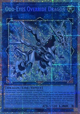 Image of Odd-Eyes Override Dragon (Starlight Rare) (LAVD-ENO38) - Legendary Arc-V Decks 1st Edition