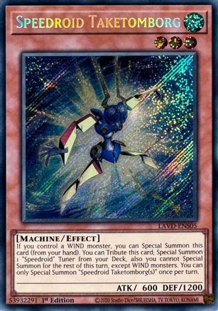 Image of Speedroid Taketomborg (Secret Rare) (LAVD-ENS05) - Legendary Arc-V Decks 1st Edition