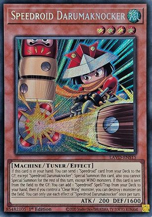 Image of Speedroid Darumaknocker (Secret Rare) (LAVD-ENS15) - Legendary Arc-V Decks 1st Edition
