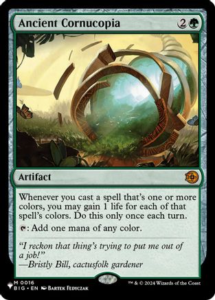 Image of Ancient Cornucopia (LIST-016) - The List Reprints