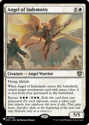 Image of Angel of Indemnity (LIST-009) - The List Reprints