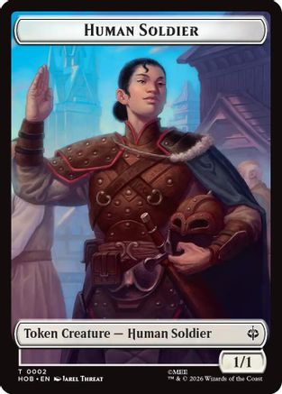 Image of Human Soldier // Dwarf Double-Sided Token (HOB-2 // 6) - The Hobbit