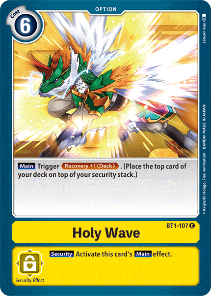 Image of Holy Wave [BT1-107] [Release Special Booster Ver.1.5]