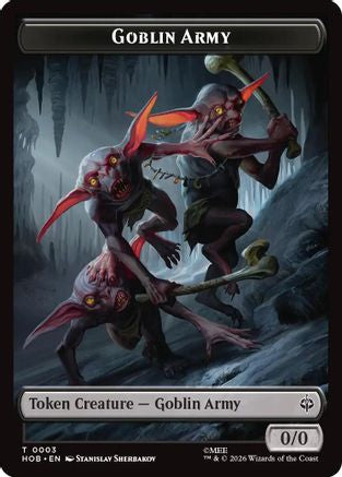 Image of Goblin Army (0003) // Wolf Double-Sided Token (HOB-3 // 9) - The Hobbit