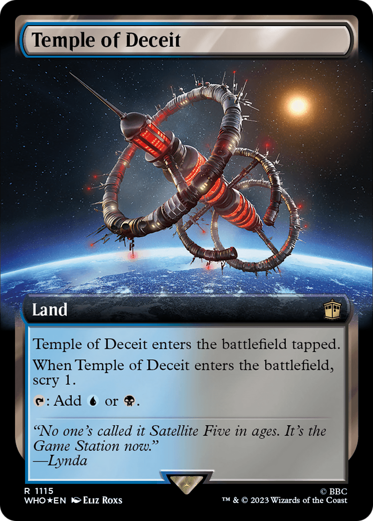 Image of Temple of Deceit (Extended Art) (Surge Foil) [Doctor Who]