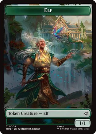 Image of Elf // Dwarf Double-Sided Token (HOB-8 // 6) - The Hobbit Foil