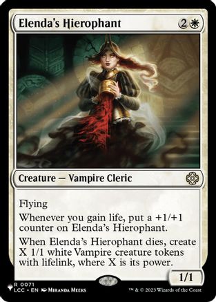 Image of Elenda's Hierophant (LIST-071) - The List Reprints
