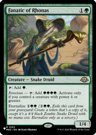 Image of Fanatic of Rhonas (LIST-152) - The List Reprints
