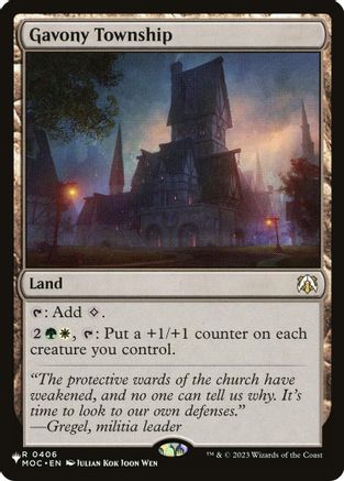 Image of Gavony Township (LIST-406) - The List Reprints