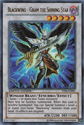 Image of Blackwing - Gram the Shining Star [YF04-EN001] Ultra Rare