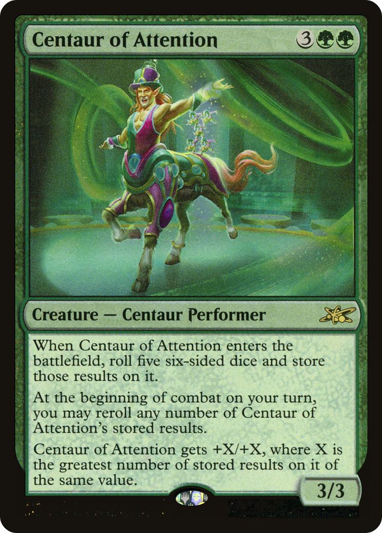 Image of Centaur of Attention (Galaxy Foil) [Unfinity]