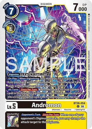 Image of Andromon (BT26-054) - Timeless Bonds