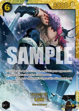 Image of Loki (OP17-119) - The World's Strongest Warriors Foil