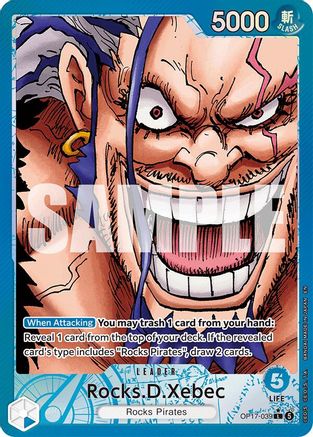Image of Rocks.D.Xebec (039) (Alternate Art) (OP17-039) - The World's Strongest Warriors Foil