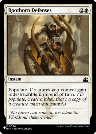 Image of Rootborn Defenses (RVR) (LIST-026) - The List Reprints