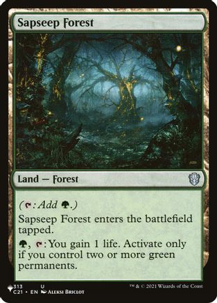 Image of Sapseep Forest (LIST-313) - The List Reprints