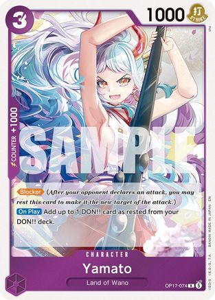 Image of Yamato (OP17-074) - The World's Strongest Warriors Foil